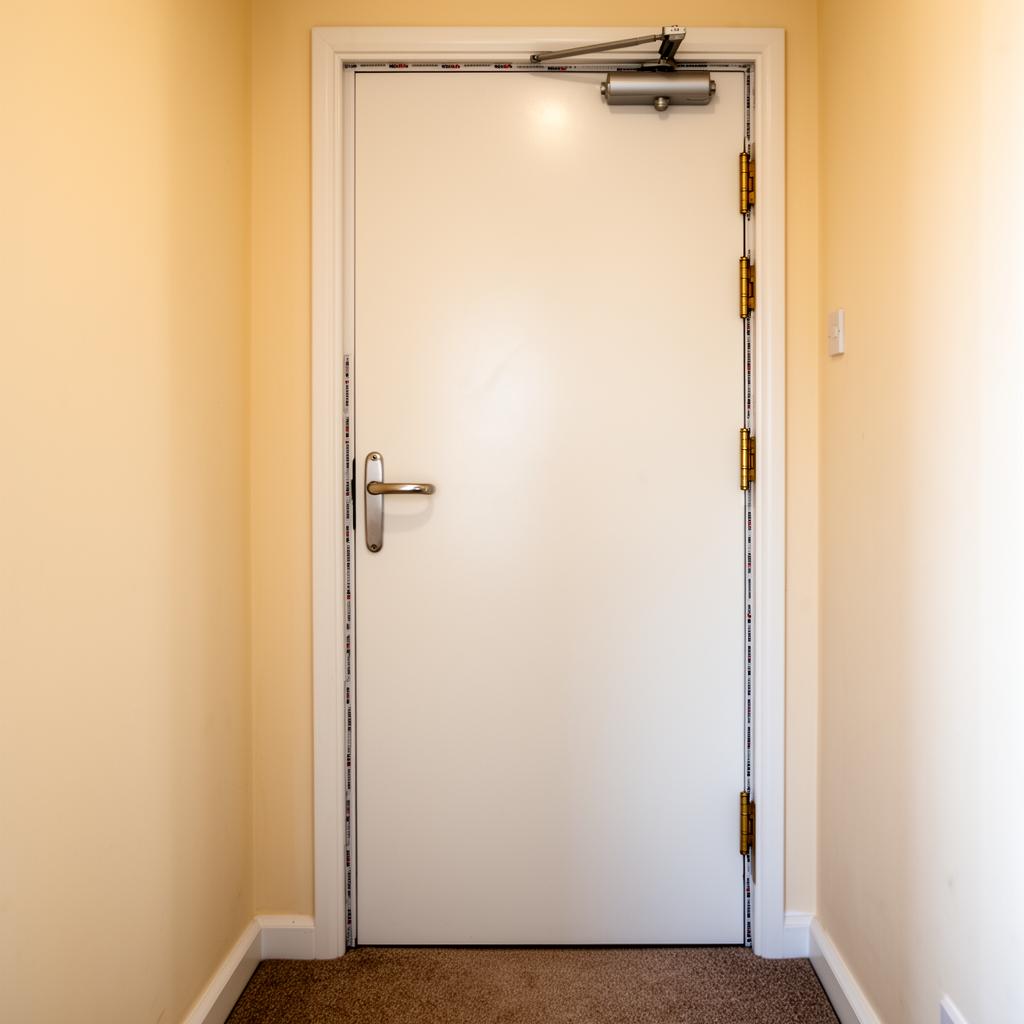 FD30 fire door installed